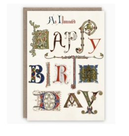 Illuminated Happy Birthday Card