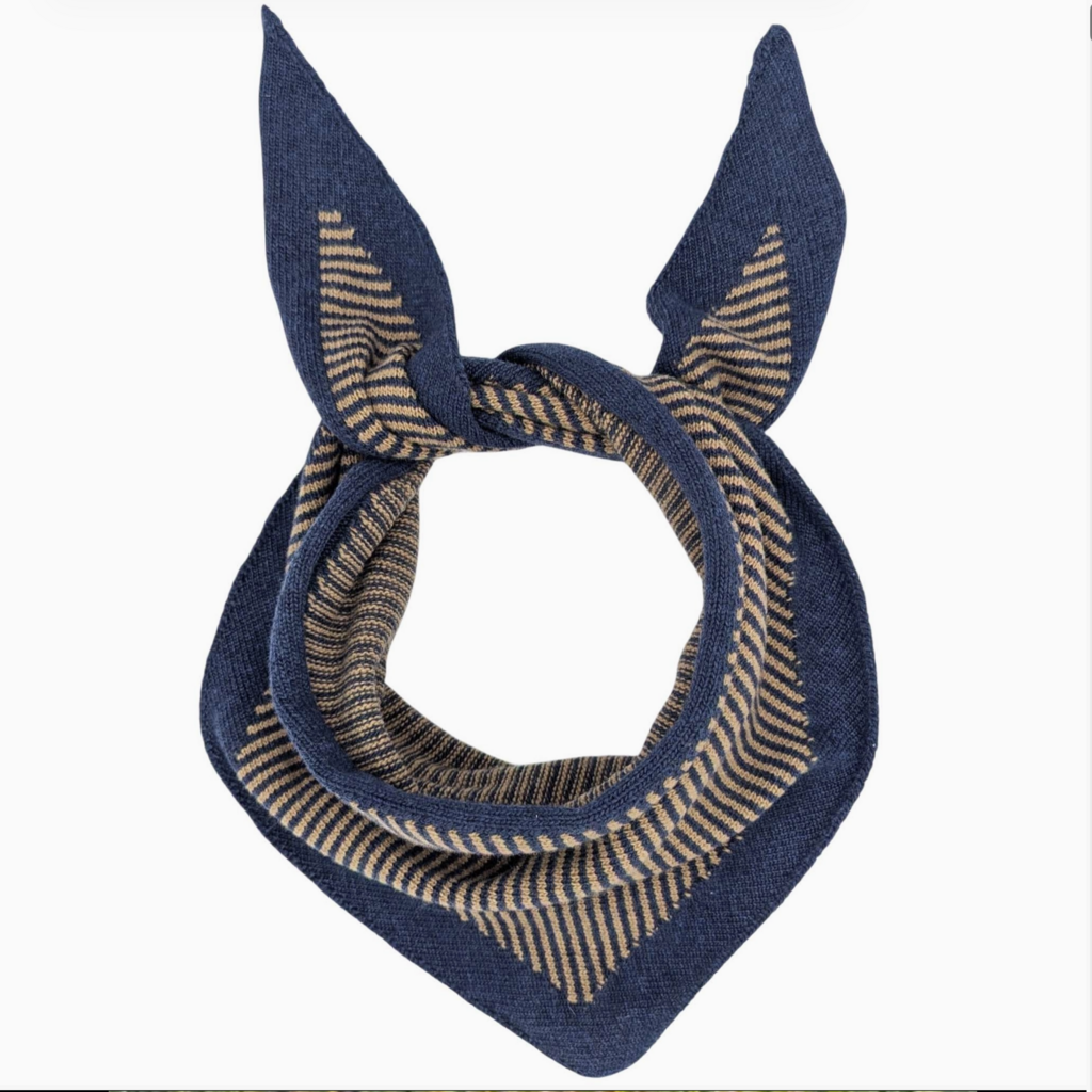 Stripey Triangle Scarf
