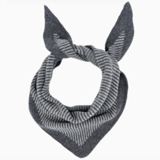 Stripey Triangle Scarf