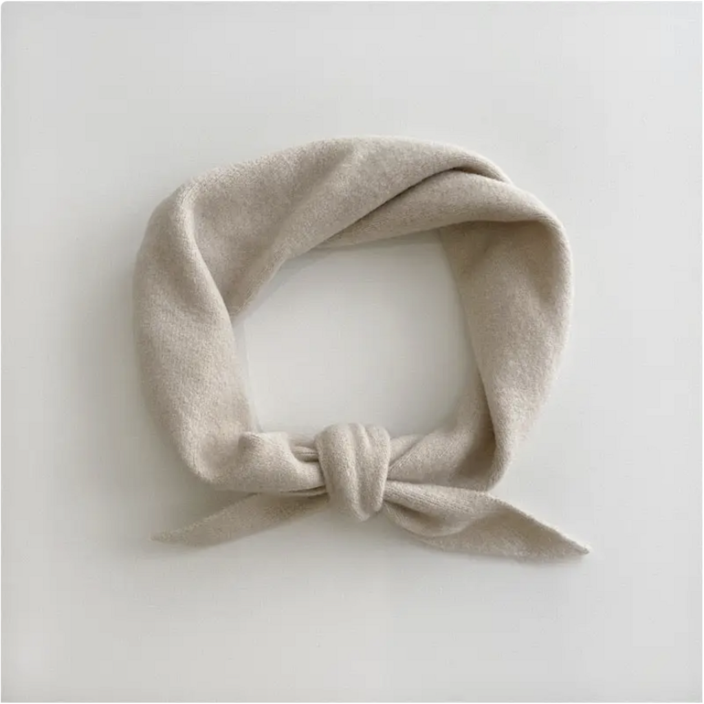 Fuzzy Wool Neck Scarf