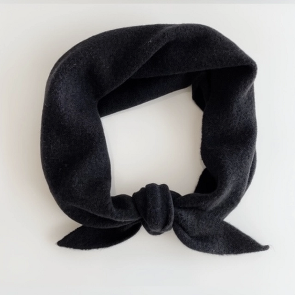 Fuzzy Wool Neck Scarf