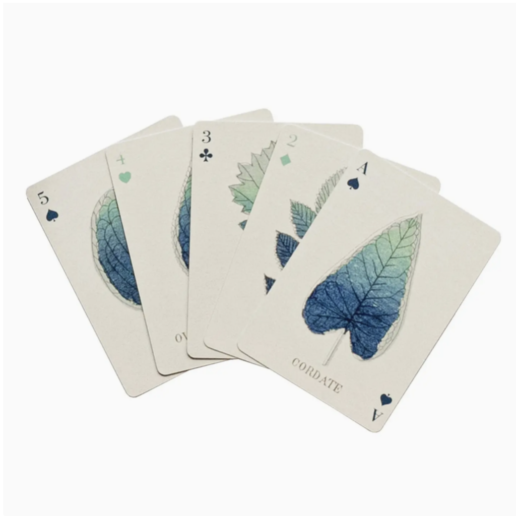 Playing Cards - Set of Two Decks / Shapes of Leaves