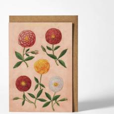 Pink Festival of Flowers Greeting Card