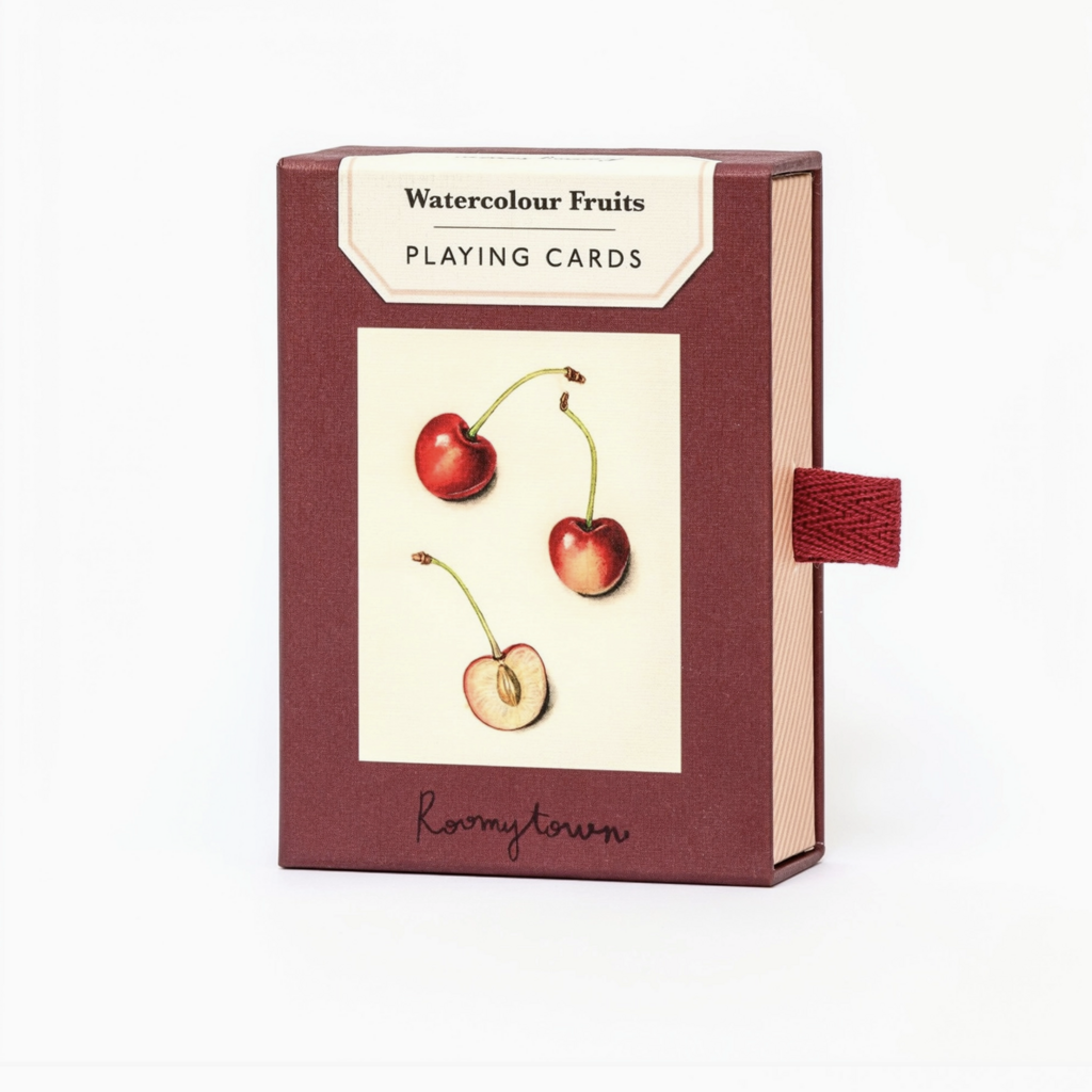 Watercolor Fruits Single Playing Card Deck