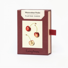 Watercolor Fruits Single Playing Card Deck
