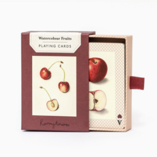 Watercolor Fruits Single Playing Card Deck