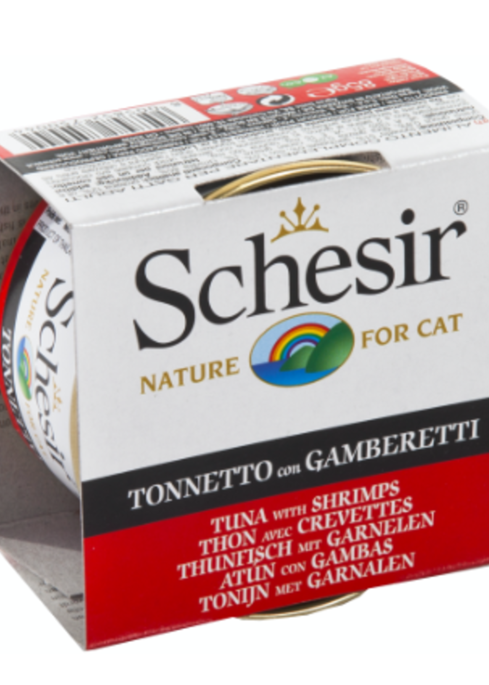 Schesir Schesir Cat Adult Tuna Entree Shrimps 85g