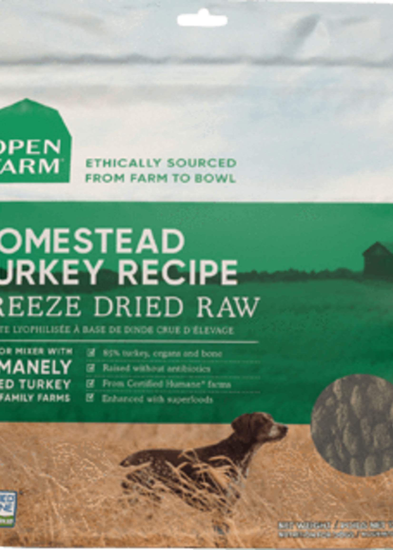 Open Farm Open Farm Homestead Turkey 13.5oz Freeze Dried Morsels