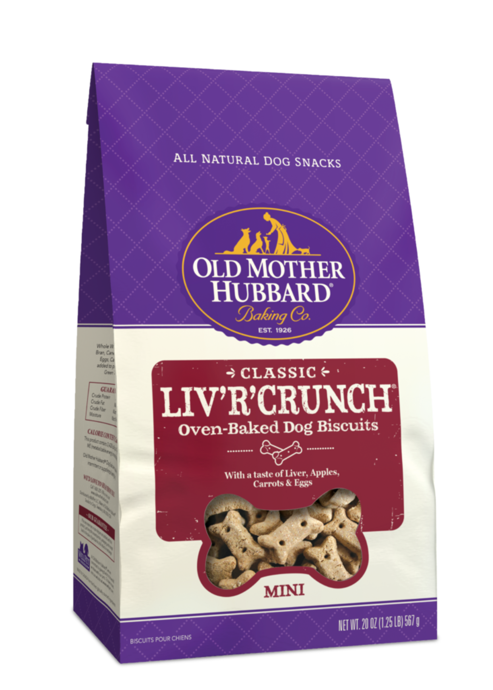 Old Mother Hubbard Old Mother Hubbard Liv'R'Crunch Mini 20oz