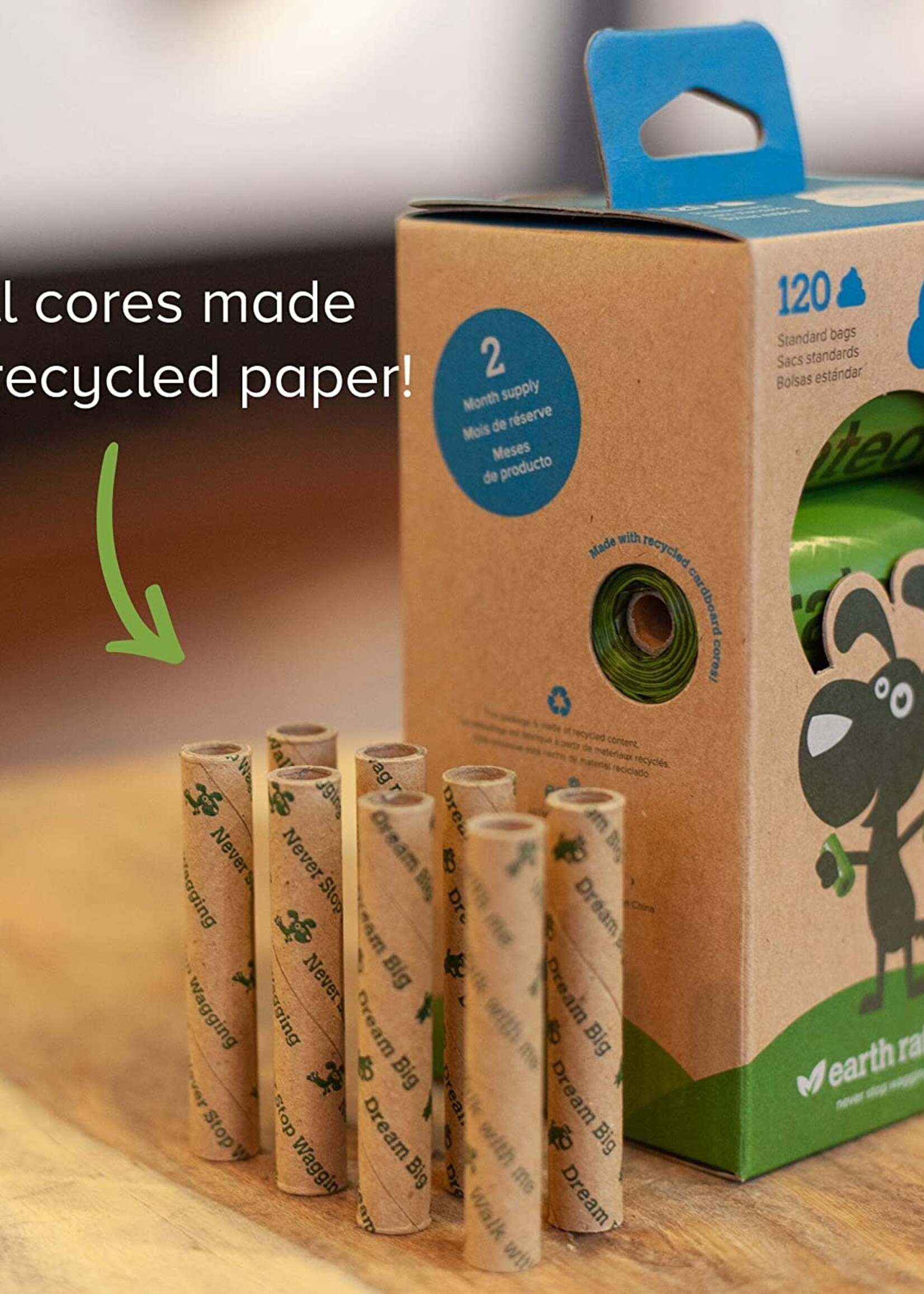 Earthrate Poop Bags Earth Rated Poop Bags \ Unscented \ Eco-Friendly Bags (120ct)