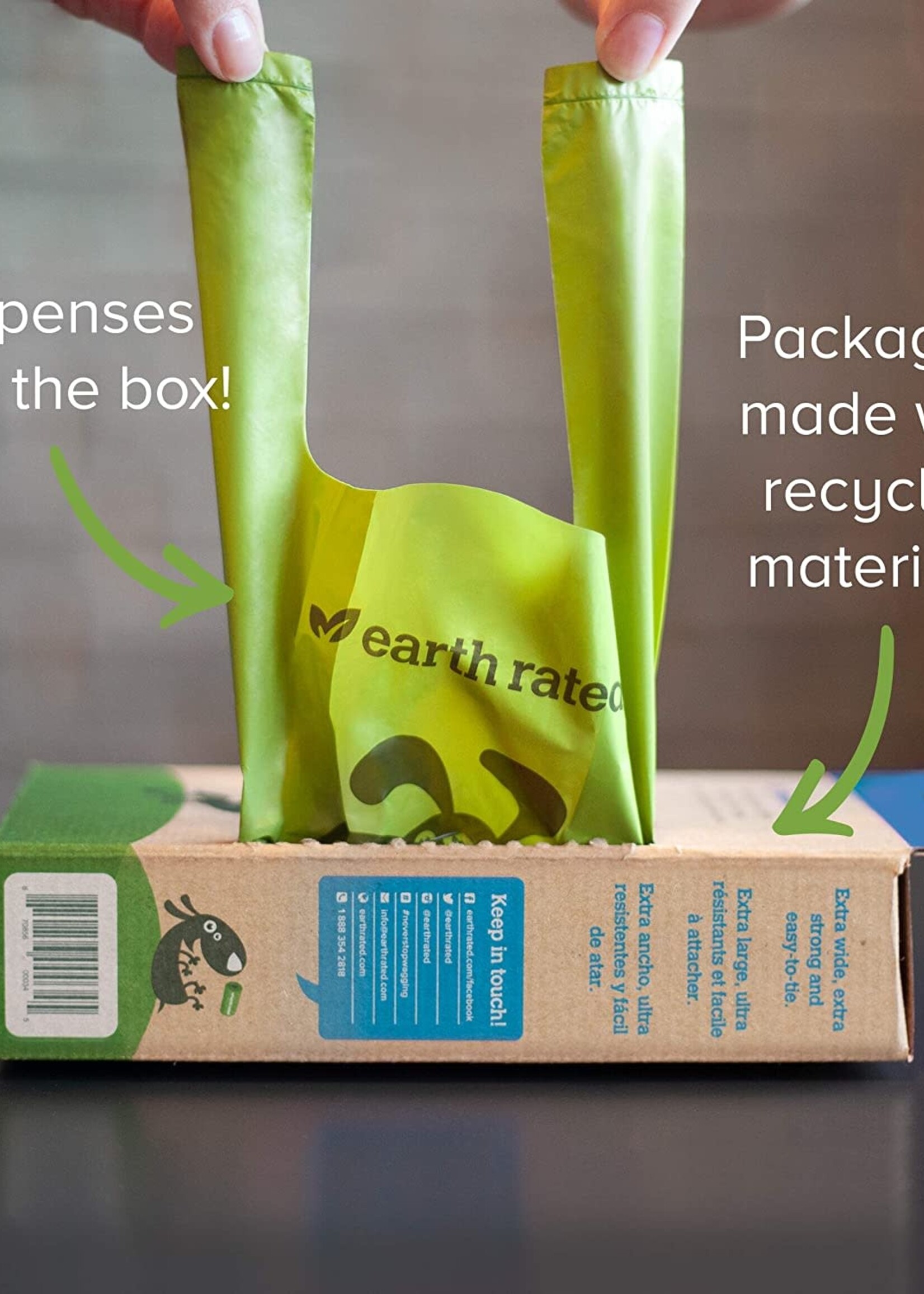 Earthrate Poop Bags Earth Rated Poop Bags Lavender Scented Eco-Friendly Handle Bags (120ct)