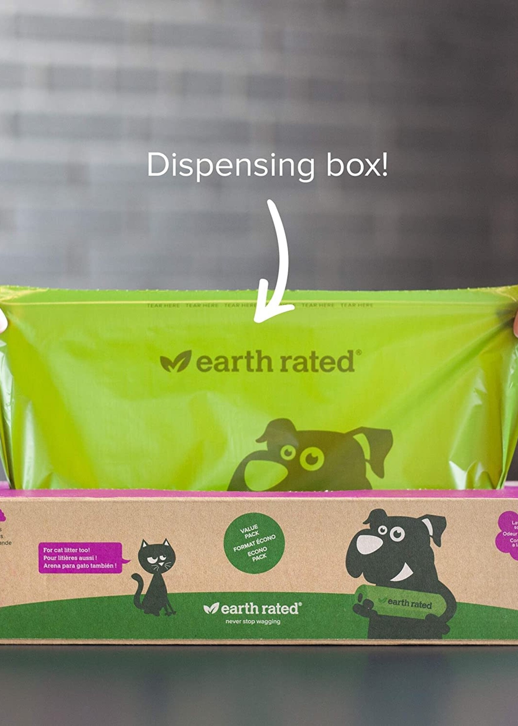 Earthrate Poop Bags Earth Rated Poop Bags \ Unscented \ Eco-Friendly Handle Bags (120ct)