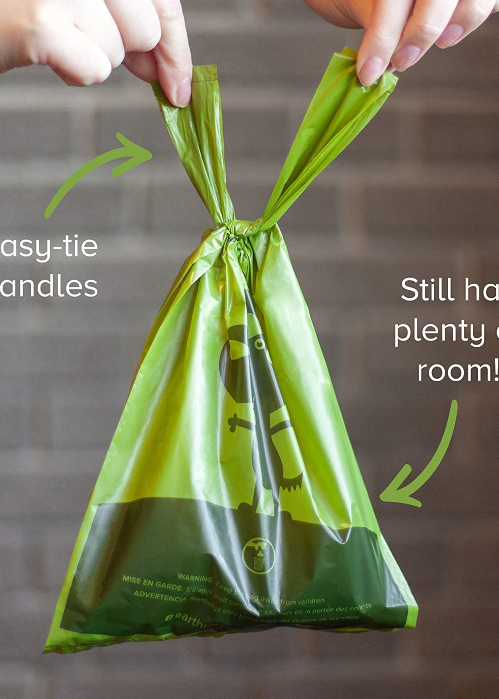 Earthrate Poop Bags Earth Rated Poop Bags \ Unscented \ Eco-Friendly Handle Bags (120ct)