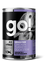 Go! Go! Dog Chicken, Turkey and Duck Stew Tetra 13.2oz