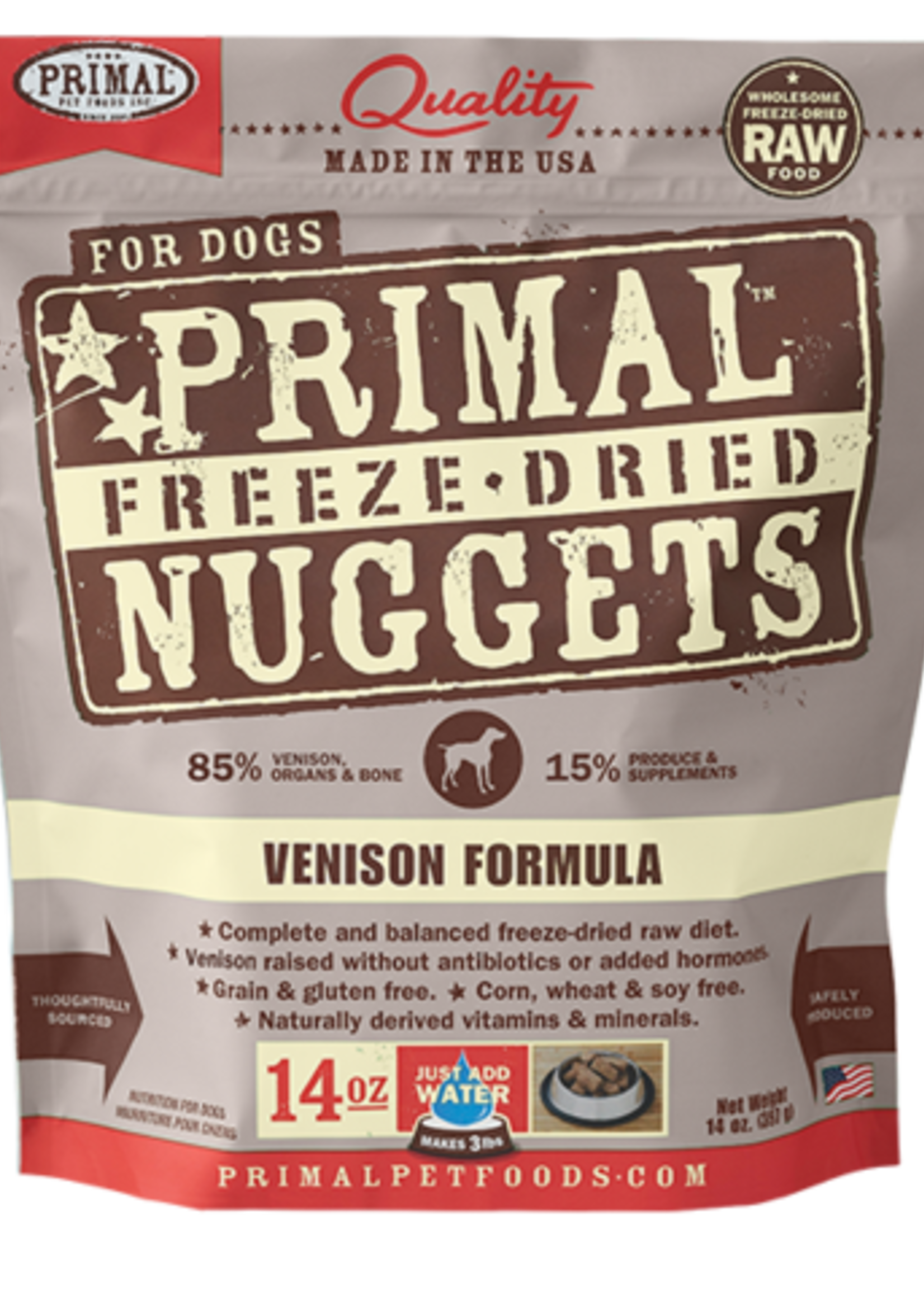 Primal Primal Freeze-Dried Canine Venison