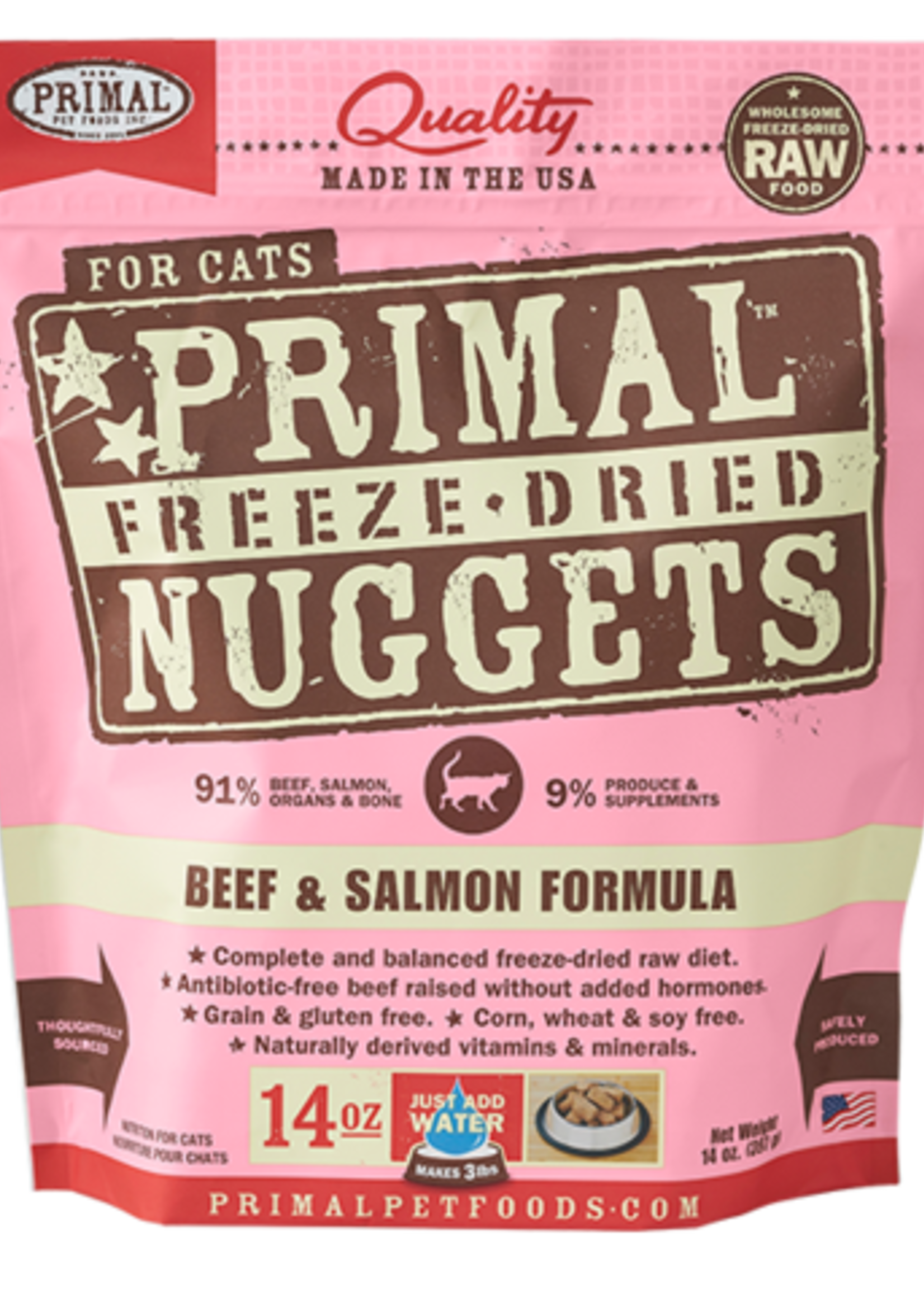 Primal Primal Freeze-Dried Feline Beef & Salmon