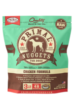 Primal Primal Frozen Dog Chicken Nuggets 3lb