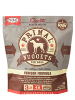 Primal Primal Frozen Dog Raw Nuggets Venison 3lb