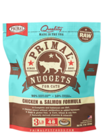 Primal Primal Frozen Feline Chicken & Salmon Nuggets 3lb