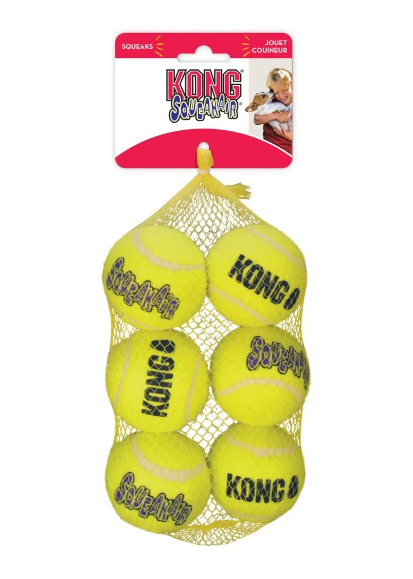 Kong KONG Squeaker Air Balls 6-Pack Medium