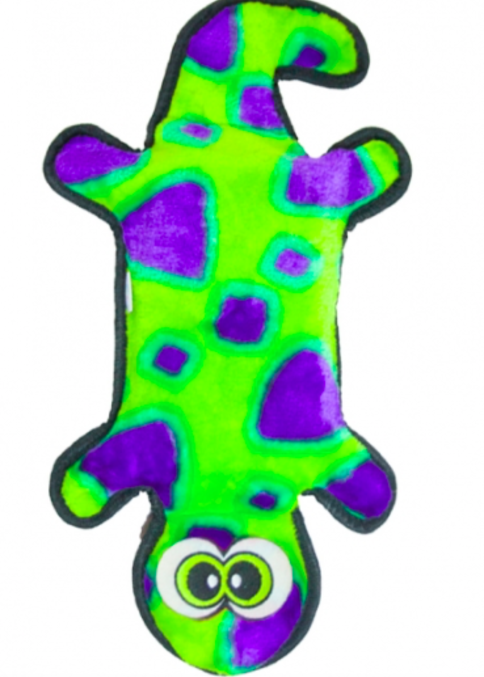 Outward Hound Outward Hound \ Invincibles \ Gecko \ 4 squeaker \ Orange/Pink