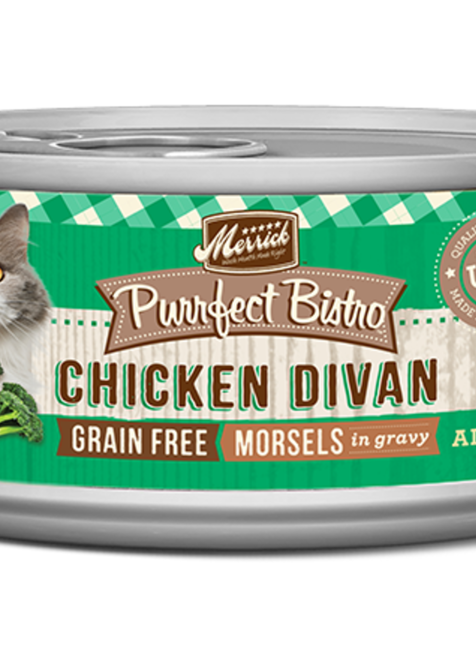 Merrick Merrick Cat Purrfect Bistro Chicken Divan 5oz