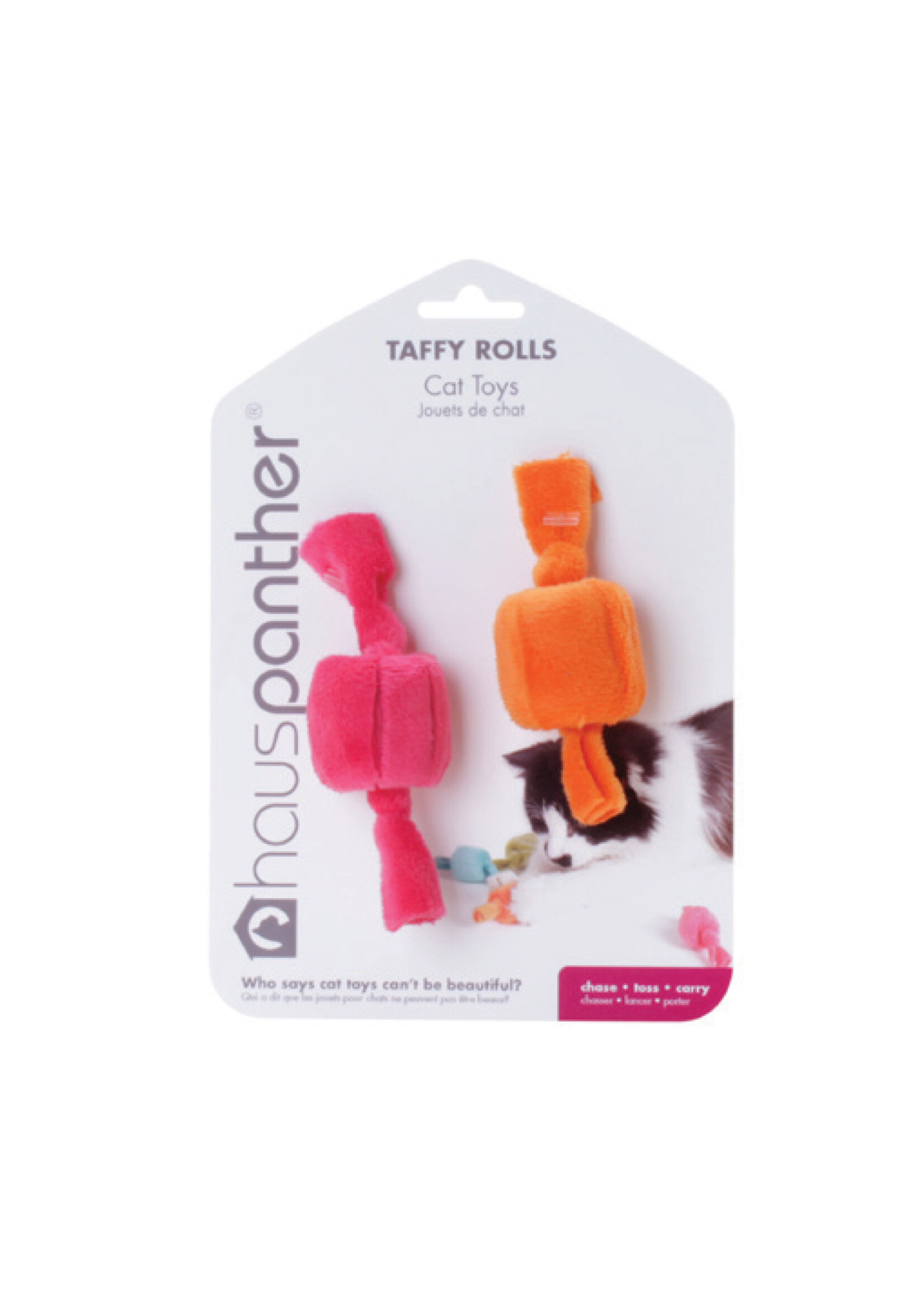 HAUS PANTHER TAFFY ROLLS CAT TOYS ZEST