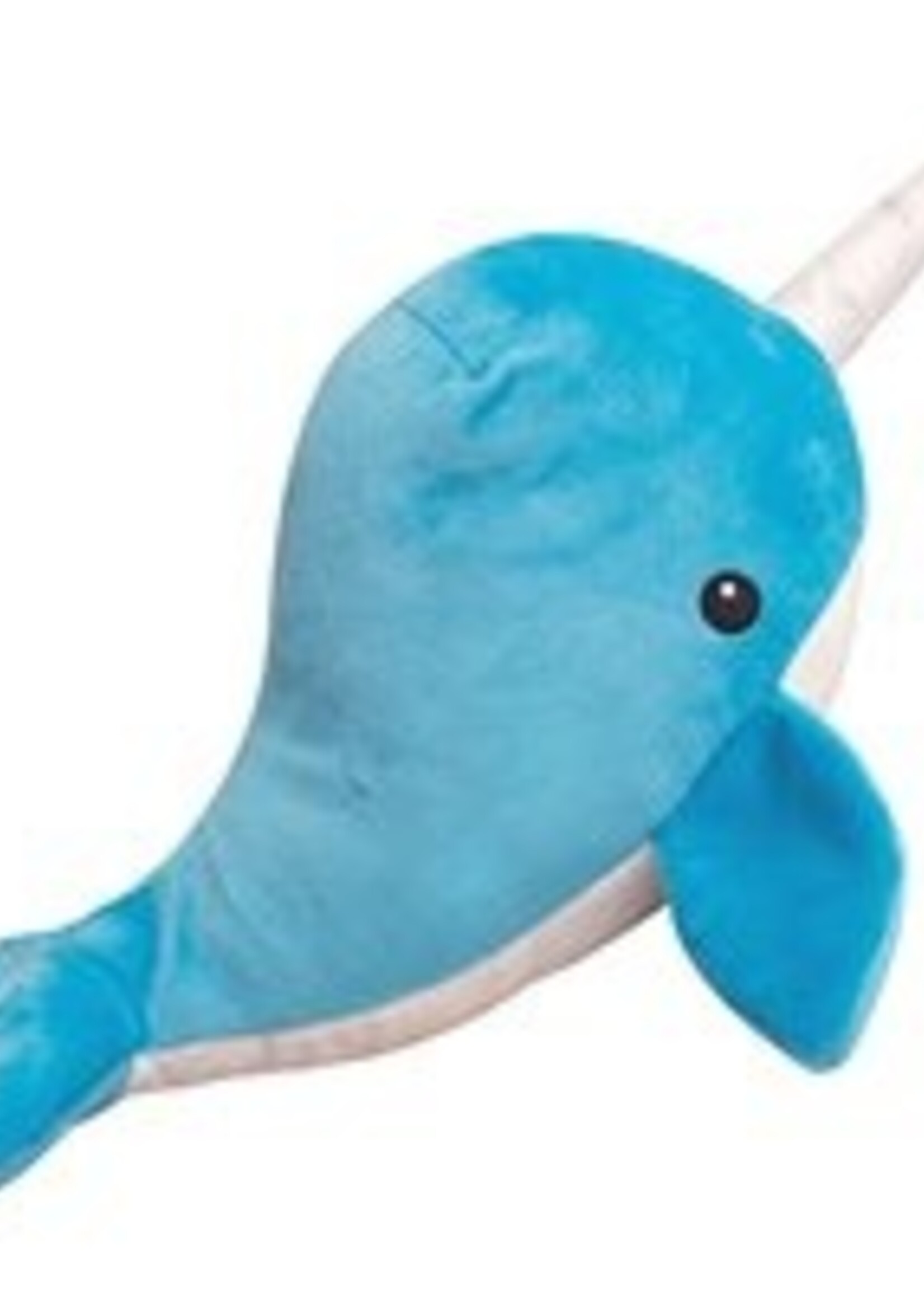 SNUGGAROOZ SNUGAROOZ Nikki the Narwhal Plush Dog Toy 17”