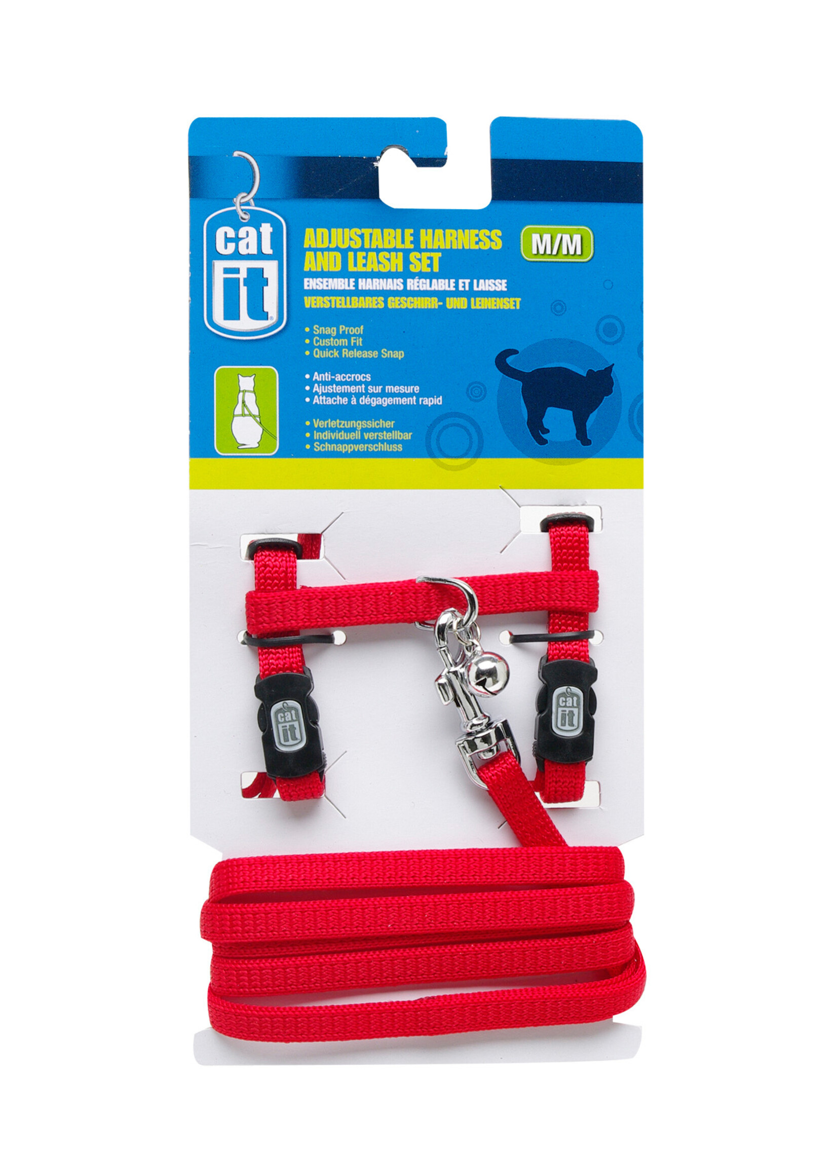 CA - Catit Catit Cat Harness w/ Leash Medium