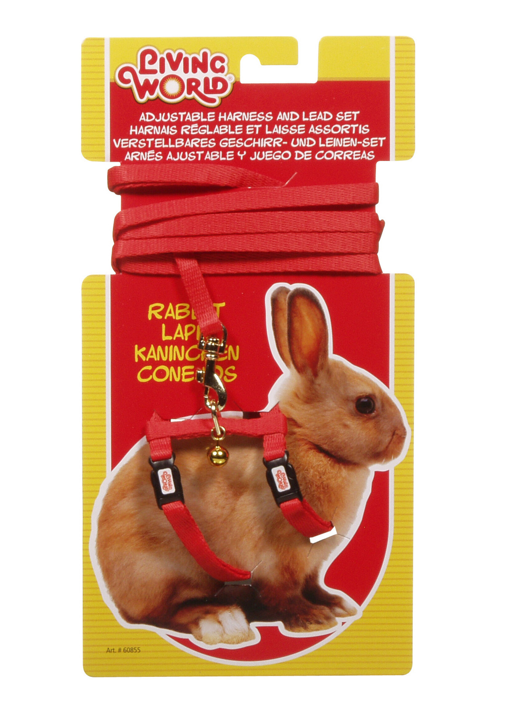 LW - Living World Living World Adjustable Harness and Lead Set for Rabbits