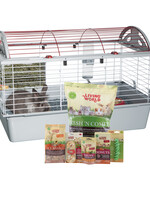 LW - Living World Living World Deluxe Rabbit Starter Kit - 78 cm L x 48 cm W x 50 cm H (30.7in x 18.9in x 19.7in)