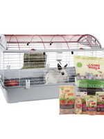 LW - Living World Living World Deluxe Rabbit Starter Kit - Large - 96 cm L X 57 cm W X 56 cm H (37.8in X 22.4in X 22in)