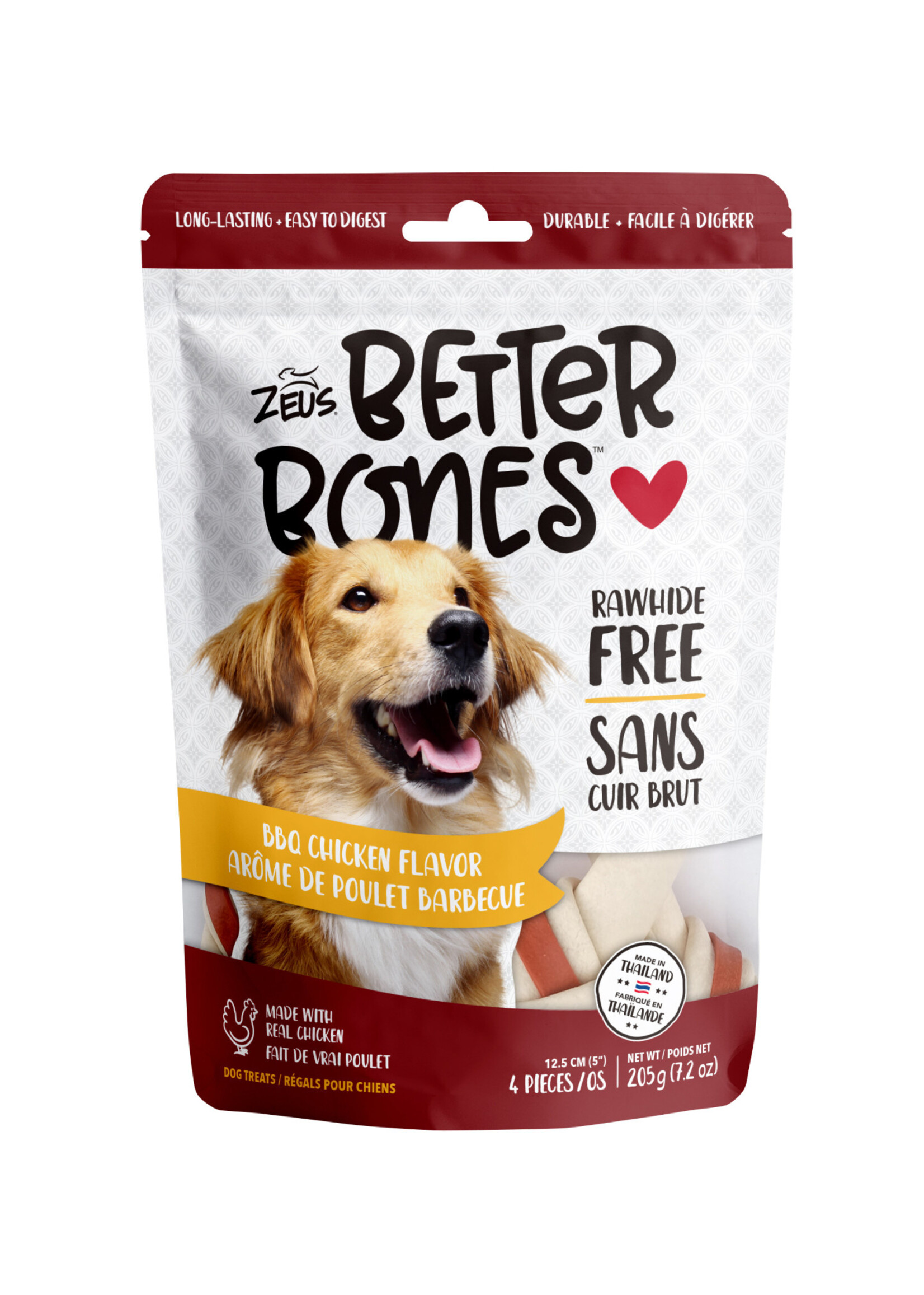 ZS - Zeus Zeus Better Bones - BBQ Chicken Flavor - 4 pack