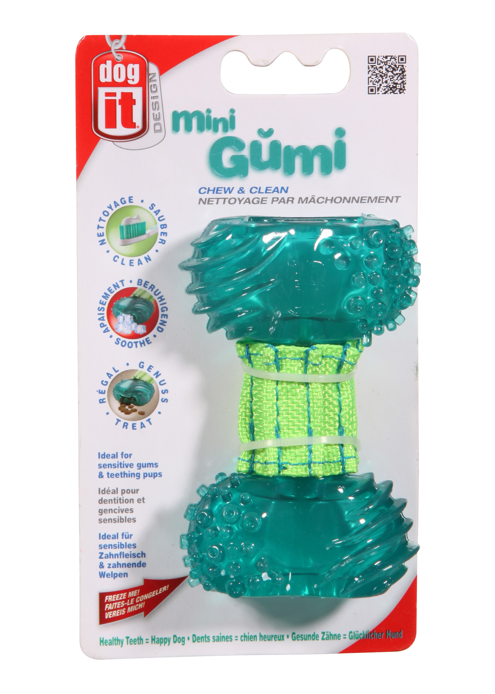 ZS - Zeus Zeus Gumi Dental Dog Toy - Chew & Clean - Mini