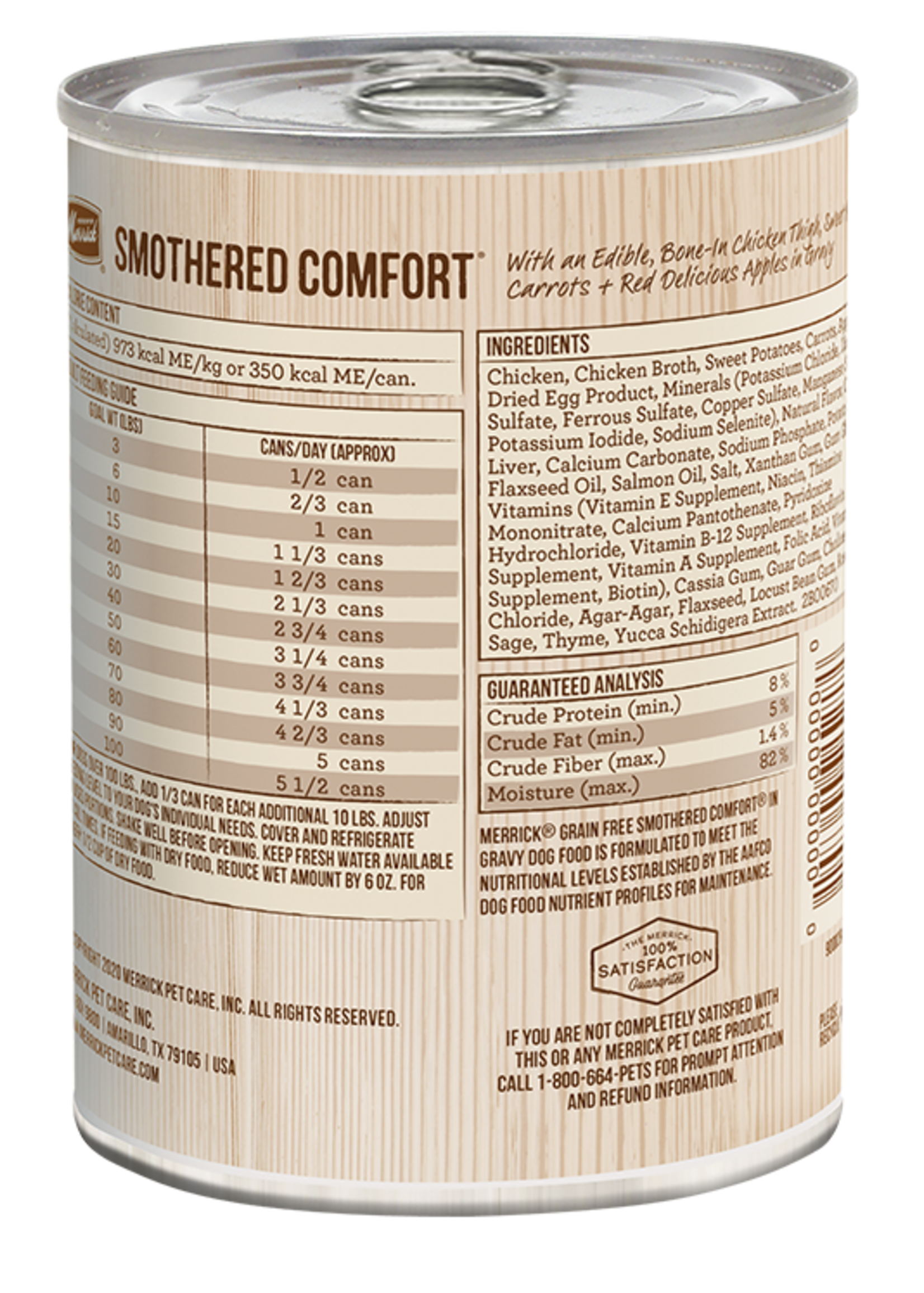 Merrick Merrick Dog Smothered Comfort 12oz