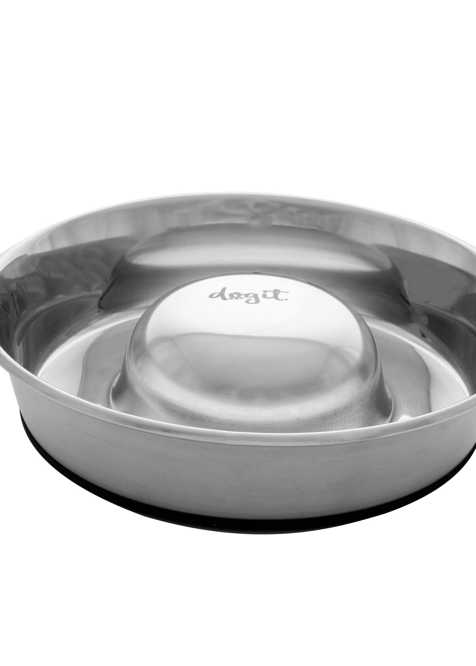 DO - Dogit Dogit Stainless Steel Non-Skid Slow Feed Dog Bowl