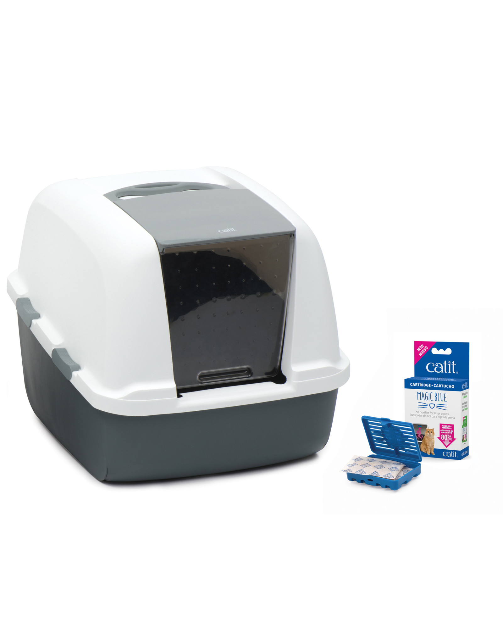 Catit Magic Blue Litter Box Critter Jungle