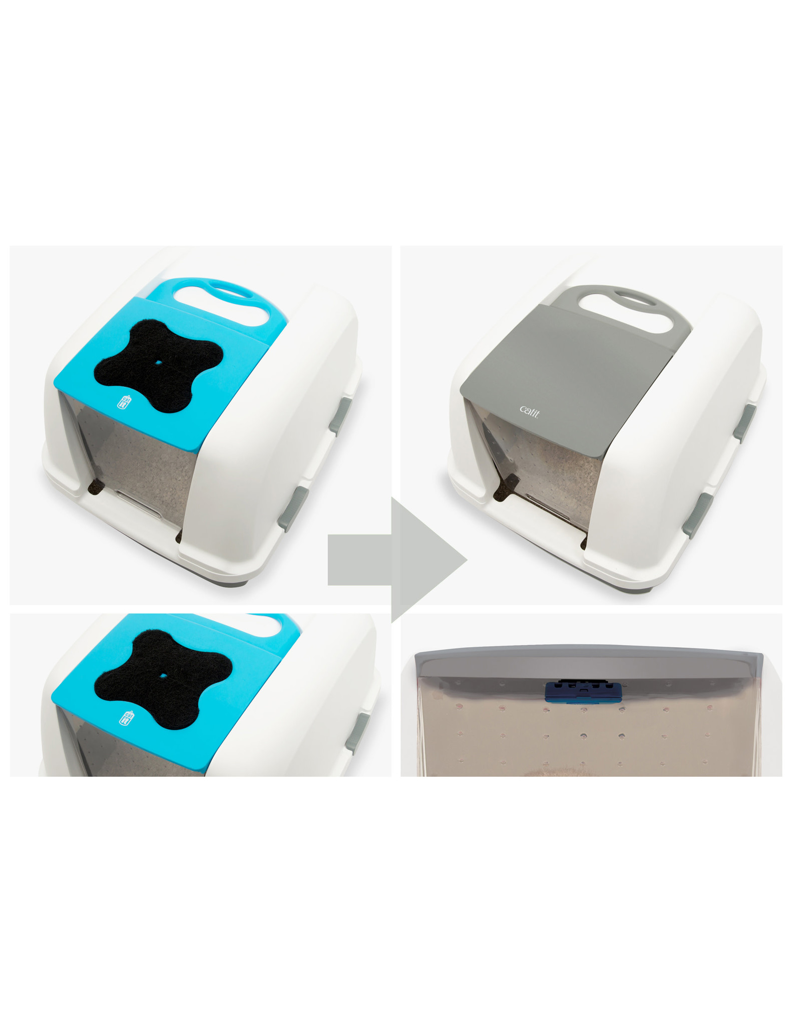 magic blue litter box