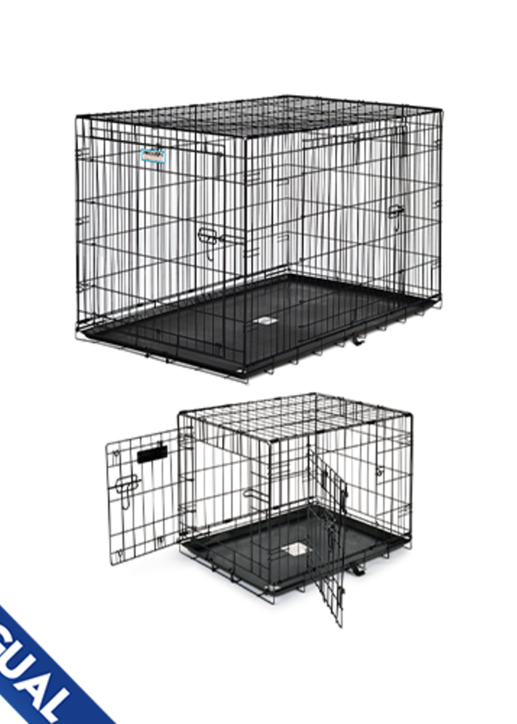 Precision Precision Great Crate 2-Door - Black