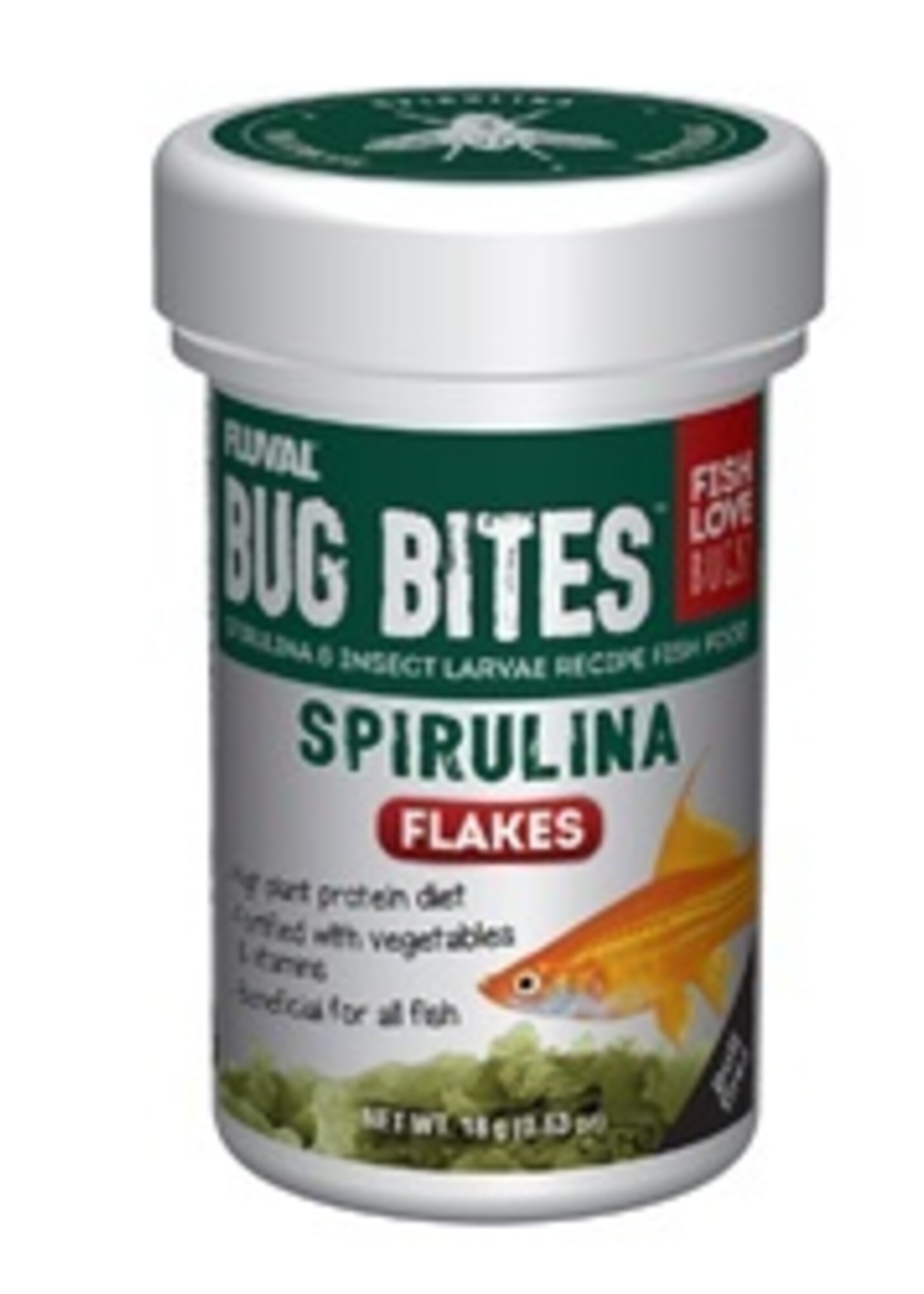 FL - Fluval Fluval Bug Bites Spirulina Flakes 18g