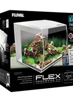 FL - Fluval Fluval Flex Aquarium, White, 57L,15gal - PP