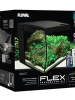 FL - Fluval Fluval Flex Aquarium, Black,  34L(9gal) - PP