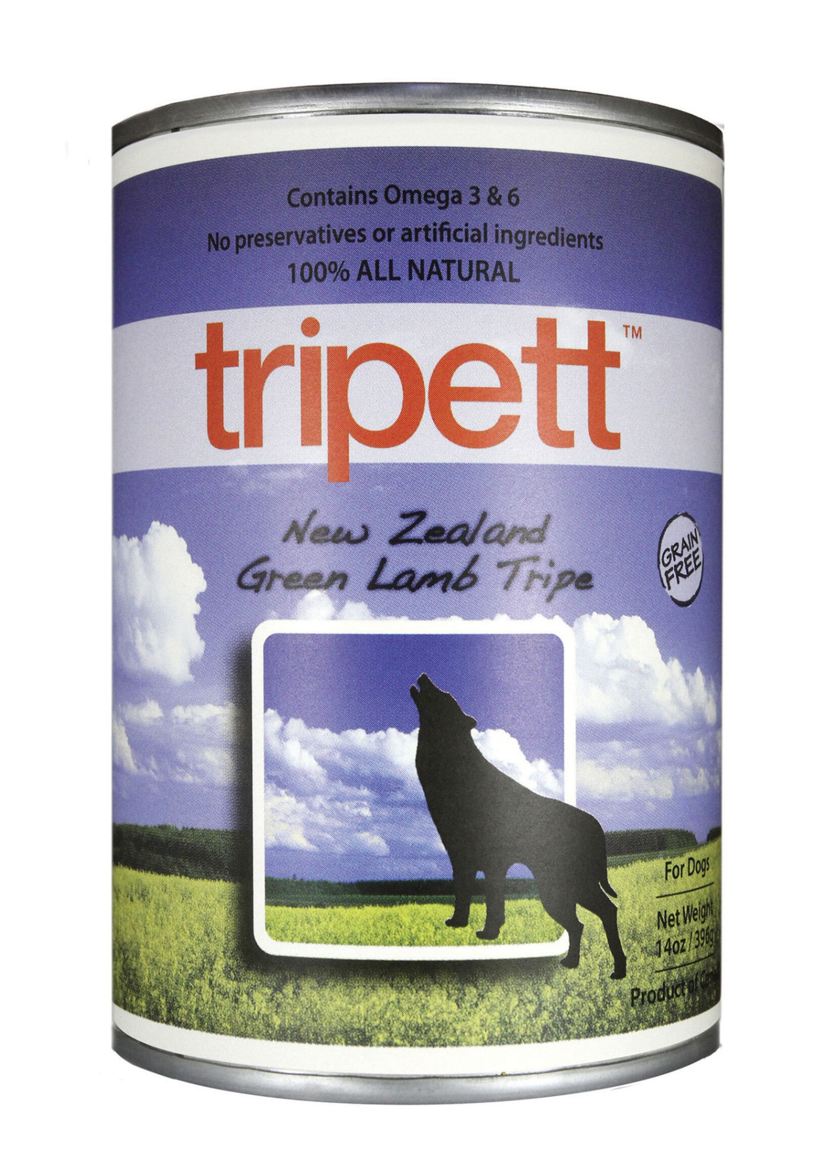 Petkind Tripett Dog New Zealand Lamb Tripe 12oz