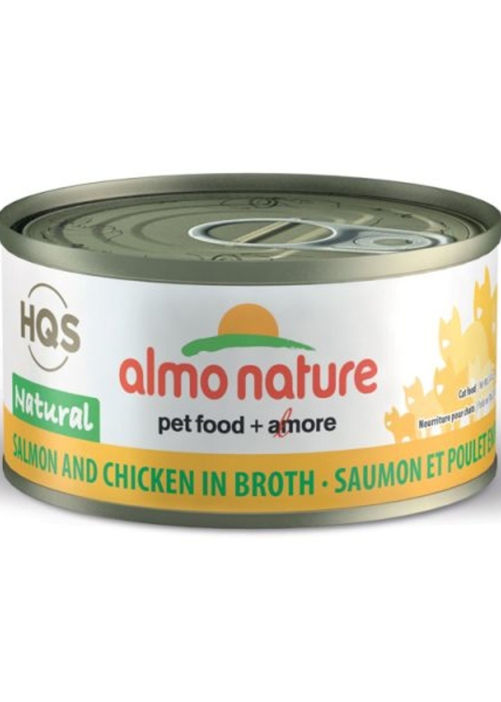 almo Almo Natural Salmon and Chicken in Broth Cat 70g