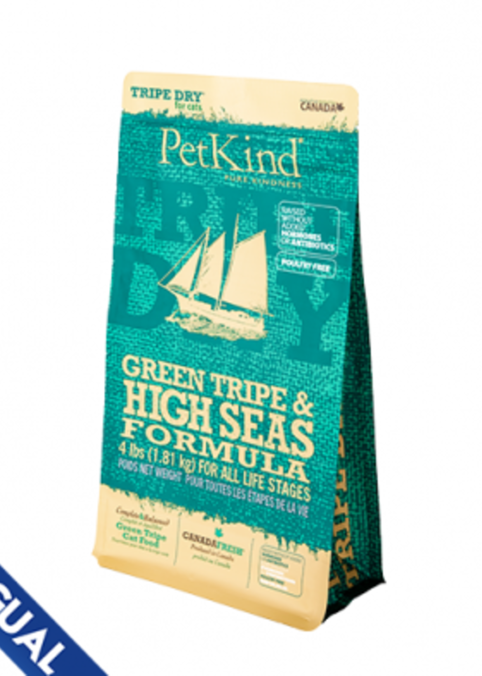 Petkind Petkind Dry Cat Green Tripe & High Seas