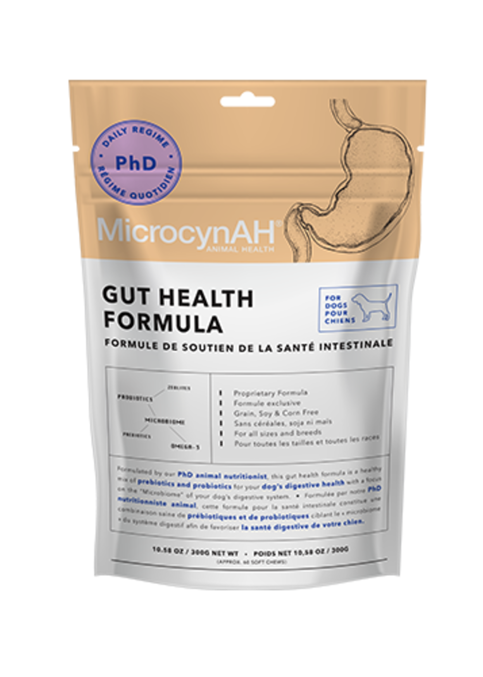 MicrocynAH MicrocynAH Gut Health Formula for Dogs 4.2 oz