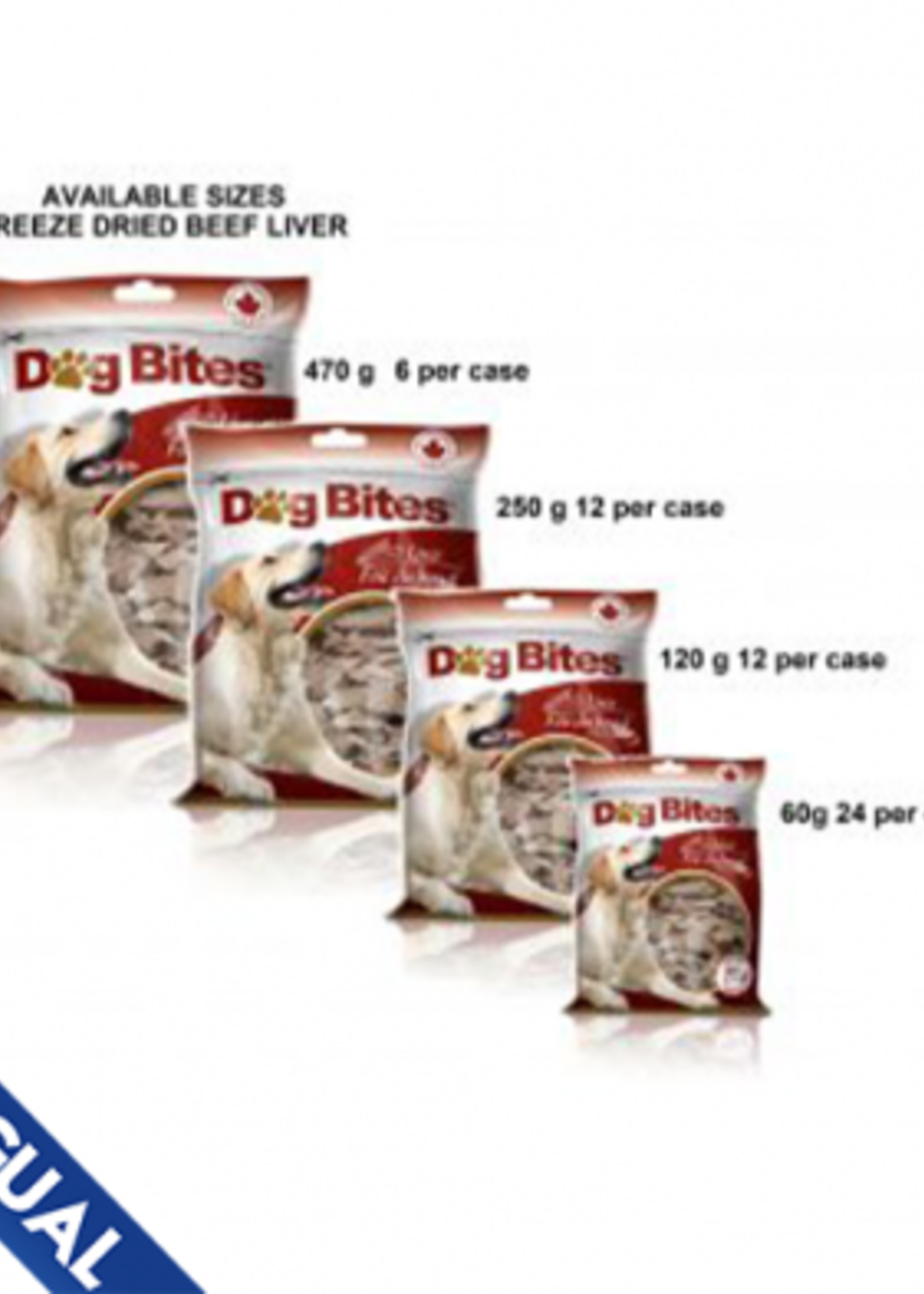 Dog Bites DOG BITES \ Freeze Dried \ Beef Liver