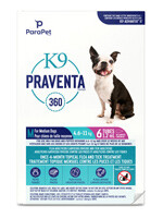 k9 K9 Praventa 360 Flea & Tick Treatment - Medium Dogs 4.6 kg to 11 kg