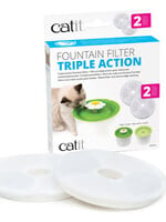 CA - Catit CatIt Fountain Cartridges - Triple Action Filtration