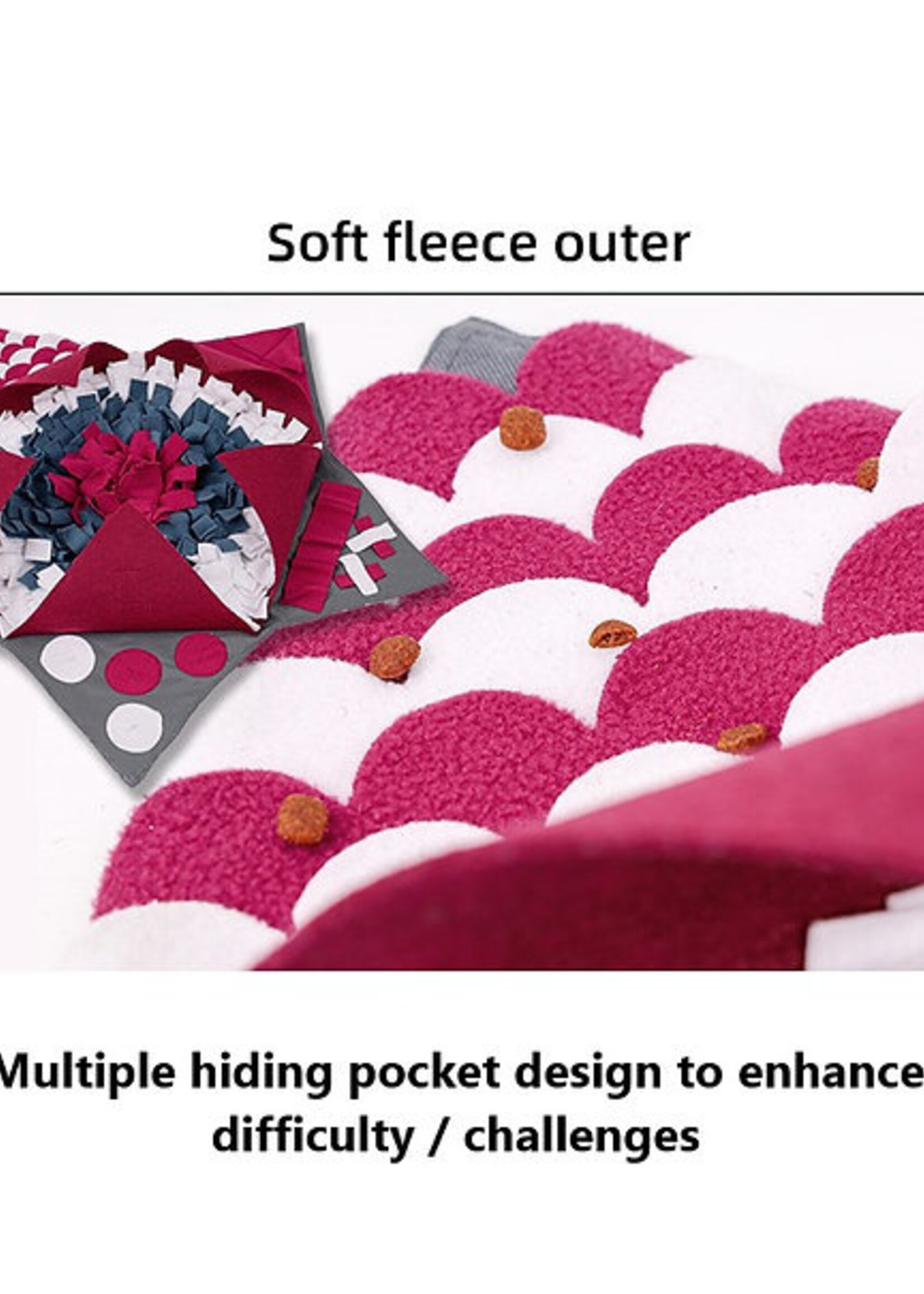 PAWZNDOGZ SNUFFLE MAT STAR RED